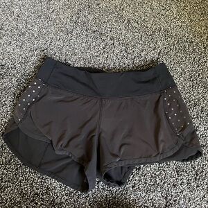 Size 2 lululemon black shorts